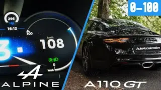 Alpine A110 GT - LAUNCH CONTROL: 0-100 KM/H ACCELERATION
