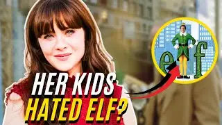 Zooey Deschanel Reacts to Elf &mdash; Kids Elsie & Charlie