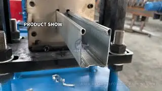 IRONSTAR Roller shutter door guide rail roll forming machine