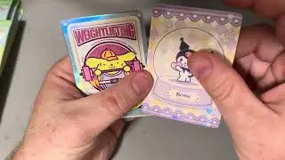 Kayou Sanrio Trading Card Unboxing #anime #sanrio #hellokitty #kuromi #mymelody #tradingcards 