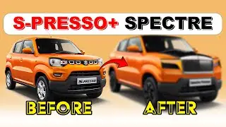 TIMELAPSE: I Mixed Rolls Royce Spectre And S-Presso 😂 | Pa1 AE | Car Parody