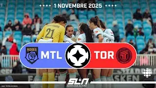 Demi-finale (match aller) : Roses de Montr&eacute;al c. AFC Toronto - Faits saillants (SNL/NSL)