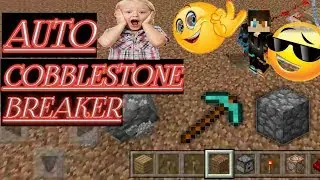 HOW TO MAKE AUTO COBBLESTONE BREAKER NO MOD!! NO ADDON!! ONLY COMMAND