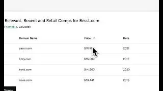 Comparing 2 brandable domain names up for auction - domain investing with Domain Academy.