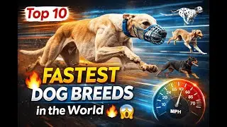 Top 10 Fastest Dog Breeds in the World 🐕💨 | Can Your Dog Beat Them?