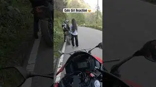 She loves my Bike 😍 Cute girl Reaction 😍 R15 Girl Reaction | #foryou #automobile #youtube #shorts