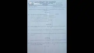 university of gujrat past papers #bschemistry