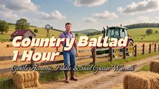 🎻 Country Ballad 1 Hour &ndash; Gentle Acoustic, Fiddle & Steel Guitar Warmth