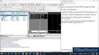 How to start a stimulation with waveforms in ModelSim