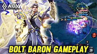 AOV : BOLT BARON GAMEPLAY | IN JUNGLE - ARENA OF VALOR LIENQUANMOBILE ROV