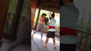 Muay Thai Training Gone Wrong 😂 | Trainer vs Me | Funny Boxing Shorts #thaiboxing #muaythai