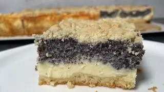 Der leckerste Mohn-Streusel-Kuchen den ich je gegessen habe! 👌 Einfach und unglaublich lecker!!