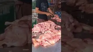 Amazing Chicken Cutting Video
