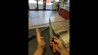 Single Bevel Knife pt 1 #sharpening #yanagiba #japaneseknife