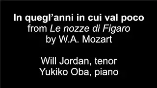 In quegl&rsquo;anni in cui val poco | Will Jordan, tenor