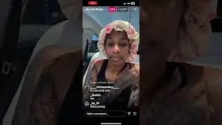 SUPA CENT breaks down on live because hair stylist cut her REAL HAIR!