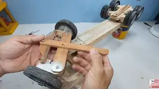 Como fazer caminhão em miniatura de madeira [ parte 04 ]