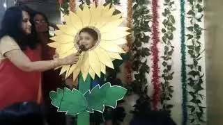 Fancy Dress Competition Prize Winner | Bright Sunflower | Nursery kid🌻