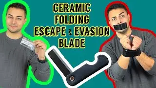 COVERT RAZOR BLADE! | Folding Ceramic Razor Knife from Shomer-Tec | Escape & Evasion REVIEW 2021