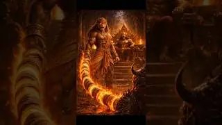 When Hanuman Faced Ravana 🔥 | Ramayan Epic Scene | Hanuman Story Part 8 | #jaihanuman #shorts #viral
