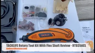 TACKLIFE Rotary Tool Kit With Flex Shaft Review - RTD35ACL