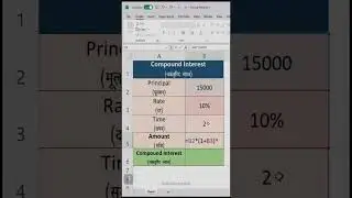 You Don't Know ! Proper calculate compound interest in Excel - excel Tutorial
