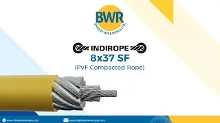 INDIROPE 8X37SF- 8x37 SF Plastic Valley Filled (PVF) ropes