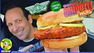 Wingstop&reg; Smoky Chipotle Rub Chicken Sandwich Review 🔥♨️🐔🥪 New Flavor! 🤩 Peep THIS Out! 🕵️&zwj;♂️