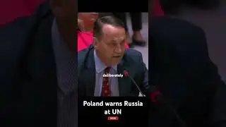 Poland warned Russia #poland #russia #putin #sikorski #NATO #UN #dronestrikes #news #newyork
