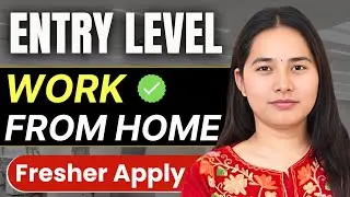 Work From Home Jobs 2026 🚨 Remote Hiring | Freshers Can Apply!