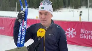 Emil Danielsson s&aring;gar sig sj&auml;lv efter sprintkvalet