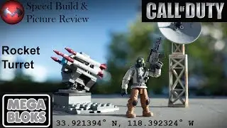 Call of Duty - Rocket Turret - Mega Bloks Speed Build and Picture Review