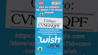 codigo de descuento 90% wish
