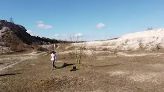 Houghton Regis quarry drone footage dji mavic mini