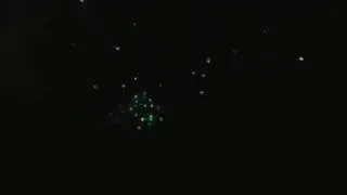 Bal&otilde;es com leds multicor, feliz 2017