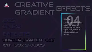 Awesome CSS Gradient borders  skew effects and box shadow