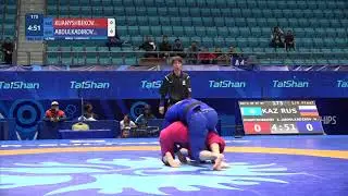 1/4 Men's GP Gi - 84 kg: Z. KUANYSHBEKOV (KAZ) v. M. ABDULKADIROV (RUS)