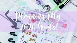 Planning My 2020 Goals Page in my Classic Happy Planner!