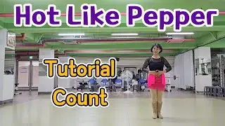 Hot Like Pepper Linedance Tutorial l 맘영 라인댄스
