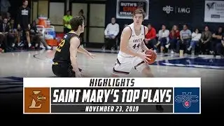 Saint Mary's Basketball Top Plays vs. Lehigh (2019-20) | Stadium
