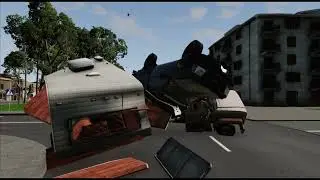 BeamNG Drive-Camping Crash-Junky driver made chaos (Vengeance/Karma Universe)