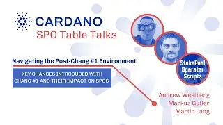 SPO Table Talk: Chang 1 Impact on SPO Operations