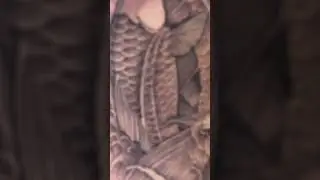 This Mr.Trung Tadashi's Dragon & Koi Fish Tattoos Will Blow Your Mind #shorts