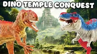 New 3 Schleich Dinosaurs Sets Unboxed Dino Temple Conquest Jurassic World Chaos Theory