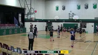 Game 1 JR BOYS CDSBEO Catholic Cup St John v St Mary