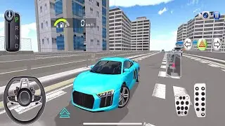 Crazy New Blur Audi A9 Driving Test In Ring Road-3D Driving Class-IOS Android Gameplay