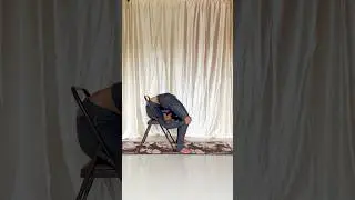 Deep back bending with chair🔥#yoga #nakiyajohar #backbend #fitness #youtube #shortsviral