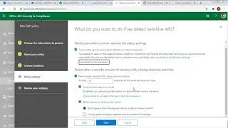 Microsoft 365 -Using Sensitive Info Type with Data Loss Protection