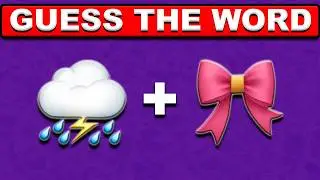 Guess The Word by Emoji || Fun Emoji Quiz Challenge 6