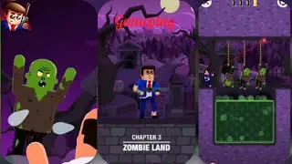 Mr.Bullet 3D | Chapter 3 Zombie Land (Gameplay) | Bilal Gaming